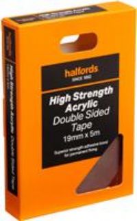 Halfords Double Sided Trim Tape 19Mm X 5M