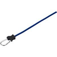 Olympia Heavy Duty Bungee Cord with Carabiner Hook 10mm x 800mm (2 Pack) in Blue