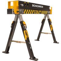 1x Roughneck Colt Folding Metal Steel Saw Horse Adjustable Leg Stand Trestle