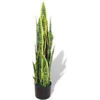 17 Stories Sansevieria Floor Snake Plant in Pot 65cm H x 14cm W