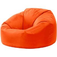 Latitude Run Veeva Classic Indoor Outdoor Bean Bag Chair Orange Medium