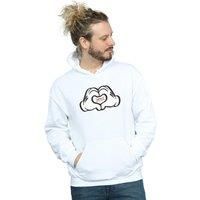 Disney Men's Mickey Mouse Loves You Hoodie