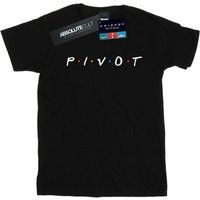 Absolute Cult Friends Women/'s Pivot Logo Boyfriend Fit T-Shirt Black Small