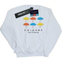 Absolute Cult Friends Women/'s Coloured Umbrellas Sweatshirt White Small