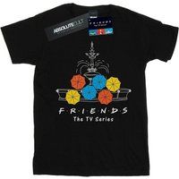 Friends Women's Fountain And Umbrellas Boyfriend Fit T-Shirt