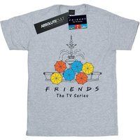 Friends Women's Fountain And Umbrellas Boyfriend Fit T-Shirt