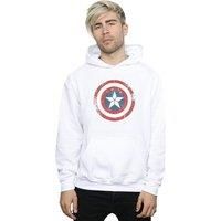 Captain America Civil War Distressed Shield Hoodie