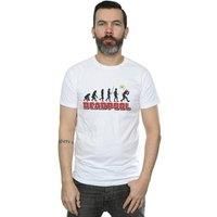 Marvel Men/'s Deadpool Evolution T-Shirt White Medium