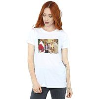 Friends The Holiday Armadillo Cotton Boyfriend T-Shirt In White