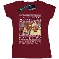 Friends Women's Fair Isle Holiday Armadillo T-Shirt