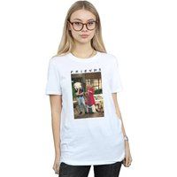 Absolute Cult Friends Women/'s Joey Turkey Boyfriend Fit T-Shirt White XX-Large