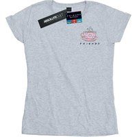 Friends Women's Coffee Cup Breast Print T-Shirt