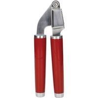 KitchenAid Garlic Press, Stainless Steel Crusher Dishwasher Safe Gadget – Empire Red