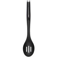 KitchenAid Classic Plastic Slotted Spoon - Black