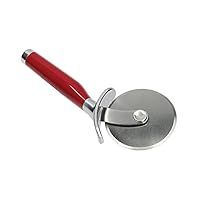 KitchenAid Pizza Wheel, Stainless Steel Pizza Cutter and Slicer – Empire Red