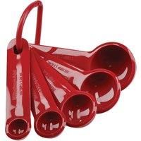 KitchenAid Universal Measuring Spoon Set, Durable and Easy to Clean, Empire Red, Set of 5