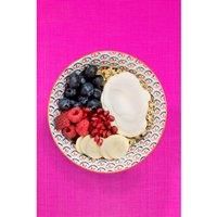 KitchenCraft Patterned Cereal Bowl Set in Gift Box, 4 Ceramic Bowls Ideal for Ice Cream, Soup and More, 'Brights' Designs, 15cm