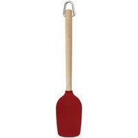 KitchenAid Birchwood Spoon Spatula with Silicone Head Red