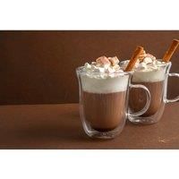 La Cafetiere Set of 2 Double Walled Hot Chocolate Mugs Clear