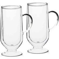 La Cafeti£re Set Of 2 Doublewalled Large Irish Coffee Glasses Glass
