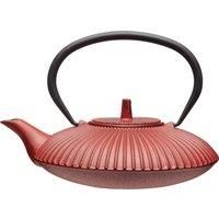 La Cafetière Cast Iron Japanese Teapot 600ml with Infuser Basket, Red