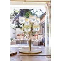 Artesa Stainless Cocktail and Nibbles Serving Tree, Gold Serving Stand, 34 x 54cm, Gift Boxed