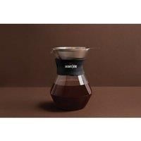 La Cafetière Glass Carafe and Coffee Dripper Set, 3 Cup, Gift Boxed,Black