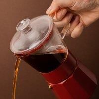 La Cafetière Verona Glass Espresso Maker, Red, 6 Cup, Gift Boxed