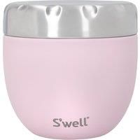 S/'well Eats 2-in-1 Food Bowl with Screw-Top Lid, 636ml, Pink Topaz, Triple-Insulated and Leak-Proof Food Flask for On-the-Go Eating up to 11h Cold/7h Hot