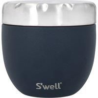 S/'well Eats 2-in-1 Food Bowl with Screw-Top Lid, 636ml, Azurite Marble, Triple-Insulated and Leak-Proof Food Flask for On-the-Go Eating up to 11h Cold/7h Hot