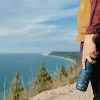 S/'well Stainless Steel Water Bottle 17 Ounces Midnight Sky Triple Layered Vacuum Insulated Containers Keeps Drinks Cold for 36 Hours and Hot for 18 Perfect for On The Go