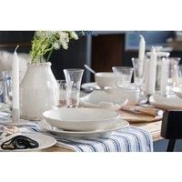 Mikasa Cranborne 4pc Stoneware Dinner Plate Set, 27cm, Gift Boxed