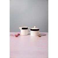 Mikasa Luxe Deco 2pc Sugar & Creamer Set, Gift Boxed