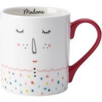 Madame Straight-Sided Porcelain Mug, 280ml