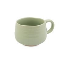 Jamie Oliver Big Love Green Cosy Cuppa, Speckled Stoneware Coffee, Tea Mug, Ideal for Any Occasion, Dishwasher, Microwave, 12.7oz, 375ML, 13x10x7CM