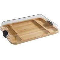 Faberware Large Build-a-Board Bamboo Grazing Board with Lid, 30.5cm x 40.5cm