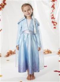 Disney Frozen 2 Elsa Blue Costume - 9-10 years