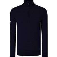 Ribbed Zip Merino Sweater