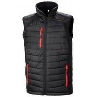 Result Mens Black Compass Padded Soft Shell Gilet / N/A N/A PC3327