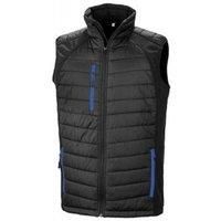 Result Mens Black Compass Padded Soft Shell Gilet / N/A N/A PC3327