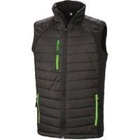 Result Mens Black Compass Padded Soft Shell Gilet / N/A N/A PC3327