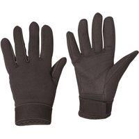 Dublin Unisex Neoprene Touch Fastening Riding Gloves / Adults Small Black WB499