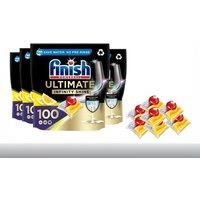 Finish Ultimate Infinity Shine Dishwasher Tablets Bulk, Scent : Lemon, Size : 100 Dishwasher tabs, For Ultimate Clean and Diamond Shine,package may vary