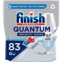 Finish Quantum Infinity Shine Dishwasher Tablets - Dishwasher Tablets for Deep Cleaning, Grease Removal Power and Shine - Economy Pack of 83 Tablets