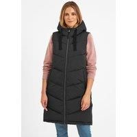TOG 24 Ranskill Womens Gilet, Quilted Puffer, Wind Resistant, Warm, with Thermal Eco Filling, Hood, Two Lower Zip Pockets and Two Way Zip