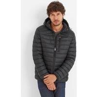 TOG24 North Mens Hooded RDS Certified Down Jacket Ultra Warm 90% Duck Down Superior Insulation Coat With Toggle Adjusters On Hood Pack Away Conveniently Into Chest Pocket & Doubles Up As Travel Pillow