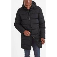 TOG24 Mens Winter Jacket Windproof Coat Quilted Long Length Outdoor Warm