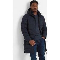 TOG24 Mens Winter Jacket Windproof Coat Quilted Long Length Outdoor Warm