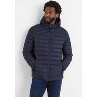 TOG24 Men's 'North' Hooded Down Jacket in Dark Indigo | Size: Small