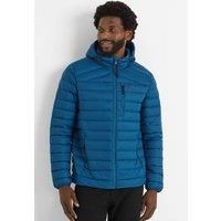 TOG24 Men's 'North' Hooded Down Jacket in Blue | Size: Medium